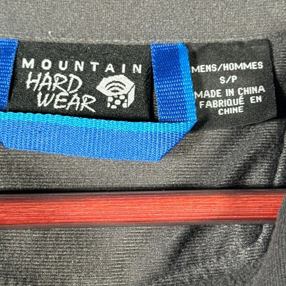 Mountain Hardwear Jacket Mens Small‎ Blue Softshell Full Zip Hueco - Picture 3 of 9